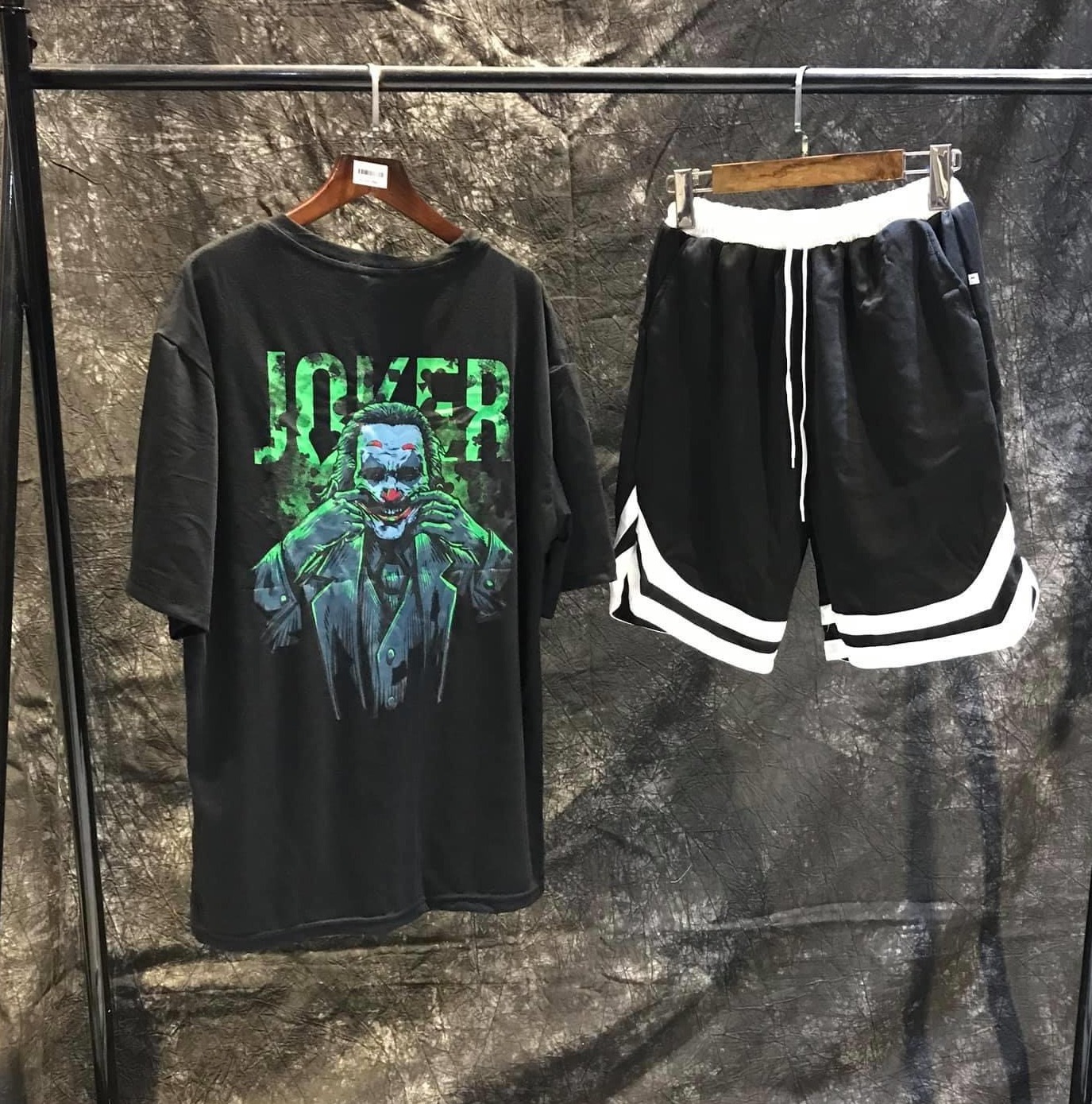 [HCM]ÁO THUN NAM NỮ JoKeR IN 3D PHẢN QUANG HOT TREND PINK SHOP (không kèm quần)