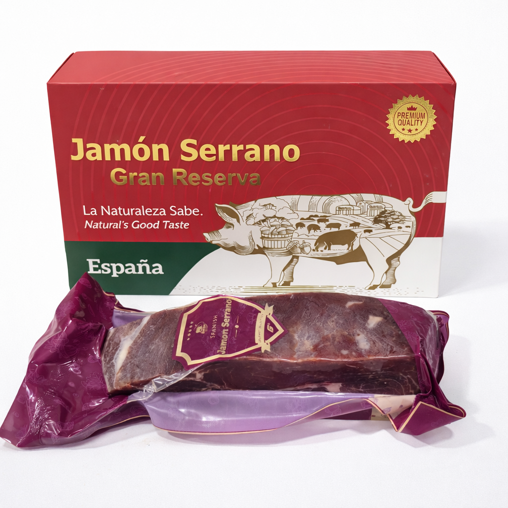 Đùi heo muối Motesano Gran Reserva 1kg ủ 16 tháng – Quà biếu Tết sang trọng chuẩn Tây Ban Nha
