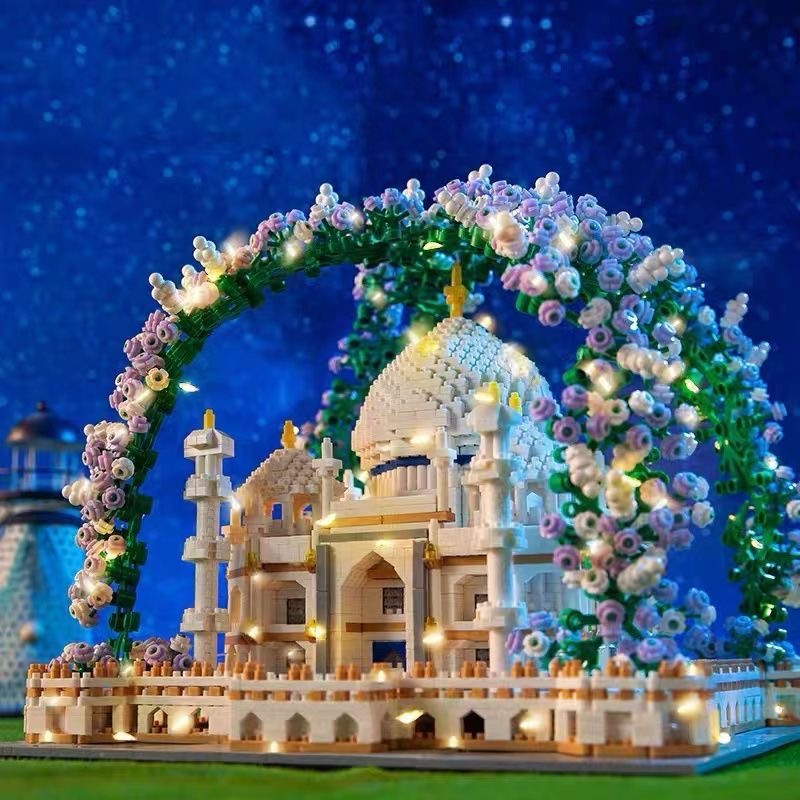 [HOÀN TIỀN  6%] Bộ đồ chơi xếp hình cung điện lắp ráp món quà mini block decor phát triển tư duy