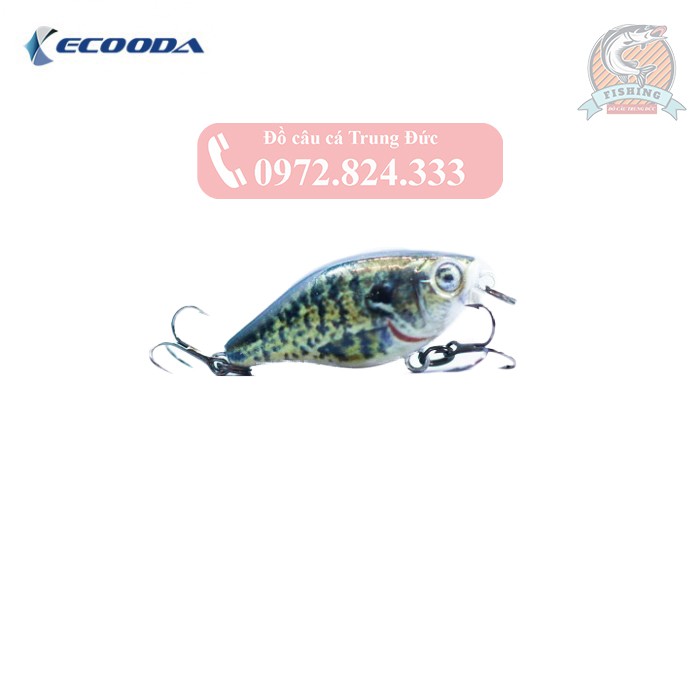 Mồi giả câu cá chày, mương, lóc, chẽm ecooda mcs38