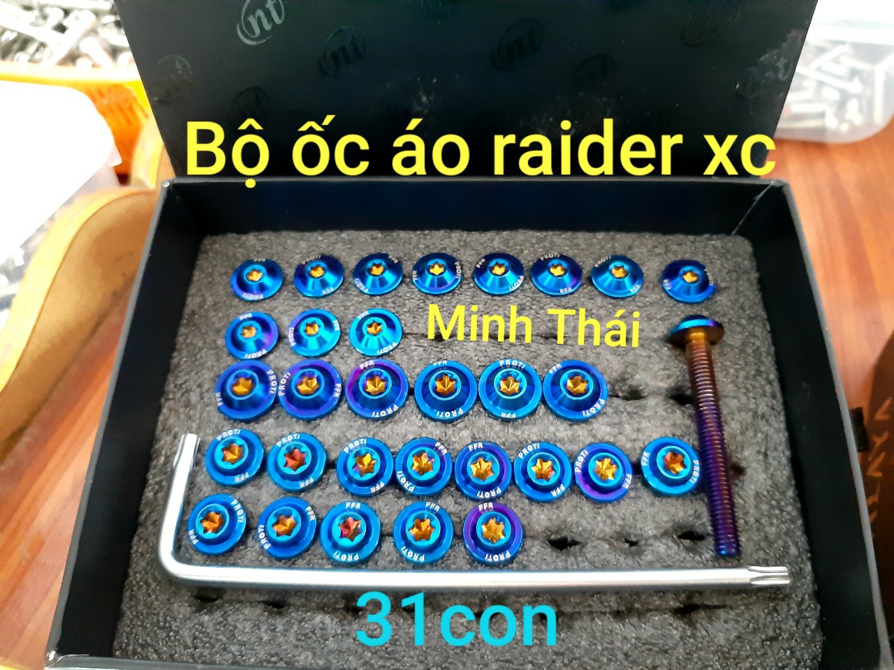 [HCM]ốc áo Raider xc ( bộ 31con)