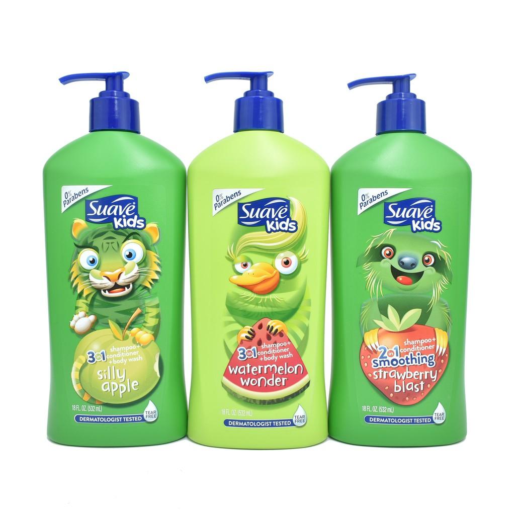 Tắm Gội Toàn Thân Suave Kids 532ml