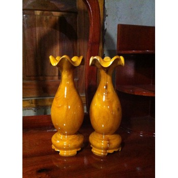 cặp lục bình gỗ mít 30cm