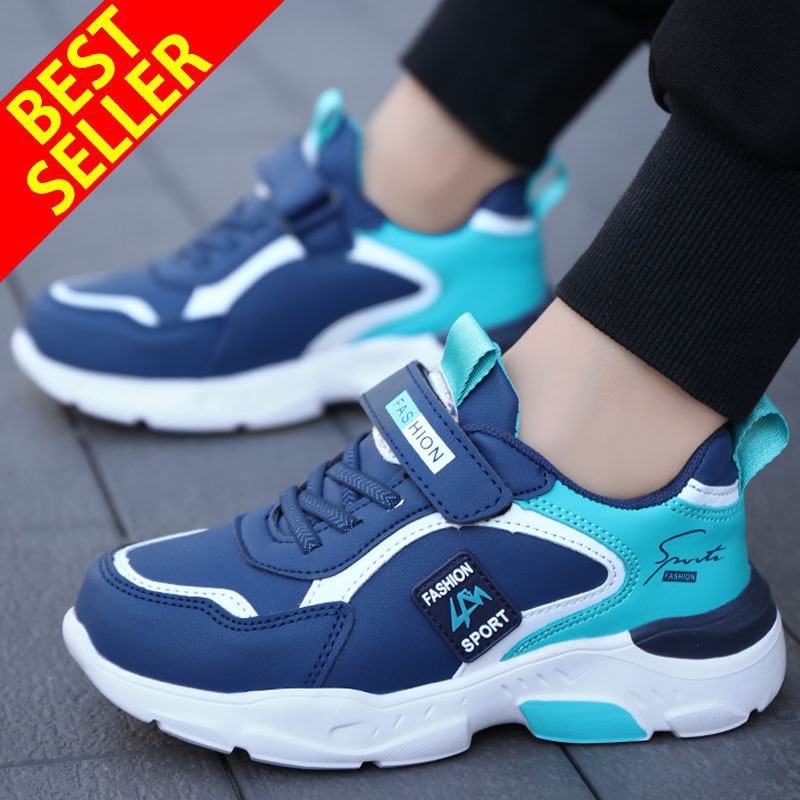  Miễn Phí Kích Thước 28-40 Mùa Thu Da Giày Và Mùa Hè Nhẹ Giày Lưới Thoáng Khí Trẻ Em Của Sneaker Giày Dép Cho Trẻ Em INS Giày Thể Thao Trẻ Em Giày Dép Trẻ Em Cậu Bé Giày Cho Bé Trai Giày Thể Thao 