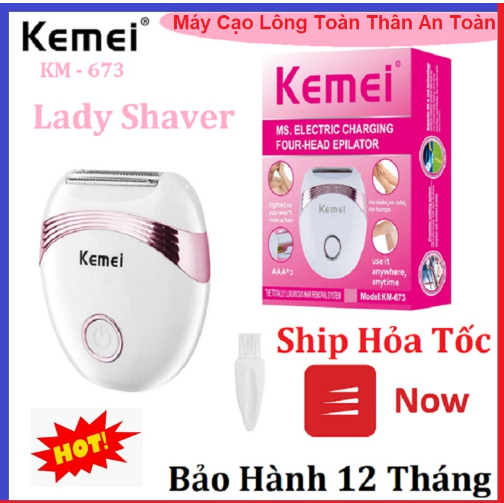 Máy cạo lông mu - lông vùng kín kemei km- 673 gía rẻ . máy cạo lông kemei –wax lông mặt, lông chân, lông tay đa năng cực sạch không sợ đau rát, bh 12 tháng.