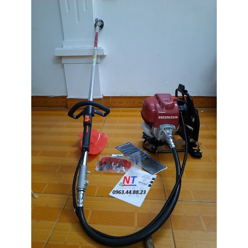 Máy cắt cỏ đeo lưng cần mền Honda gX35 máy 4 thì chạy xăng trực tiếp