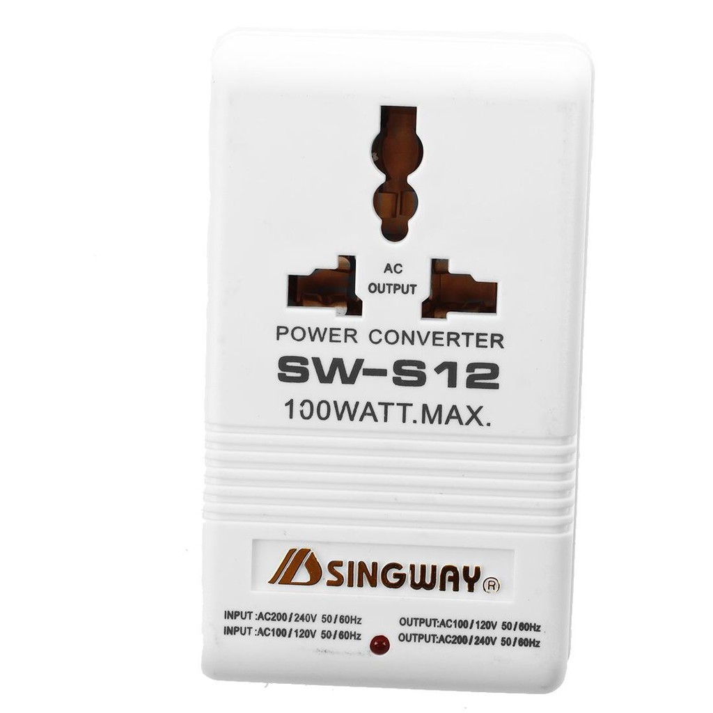 Biến thế đổi điện 2 chiều 220v ra 110v và từ 110v ra 220v - singway 100w