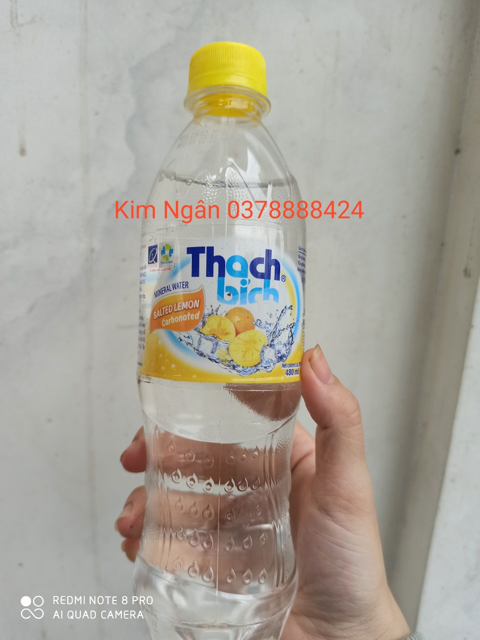 [HCM]Nước khoáng Thạch Bích vị chanh muối Lốc 6 chai