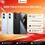 Điện Thoại Thông Minh POCO X8 PRO Max (12+256GB | 12+512GB) | Pin 8500mAh(typ) sạc nhanh 100W| Màn hình AMOLED 1.5K 120H  - Bảo Hành 18 Tháng
