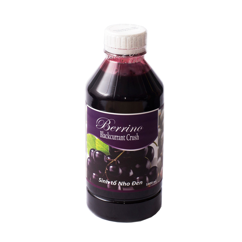Sinh tố Nho đen Berrino (Berrino Blackcurrant Crush) 1L
