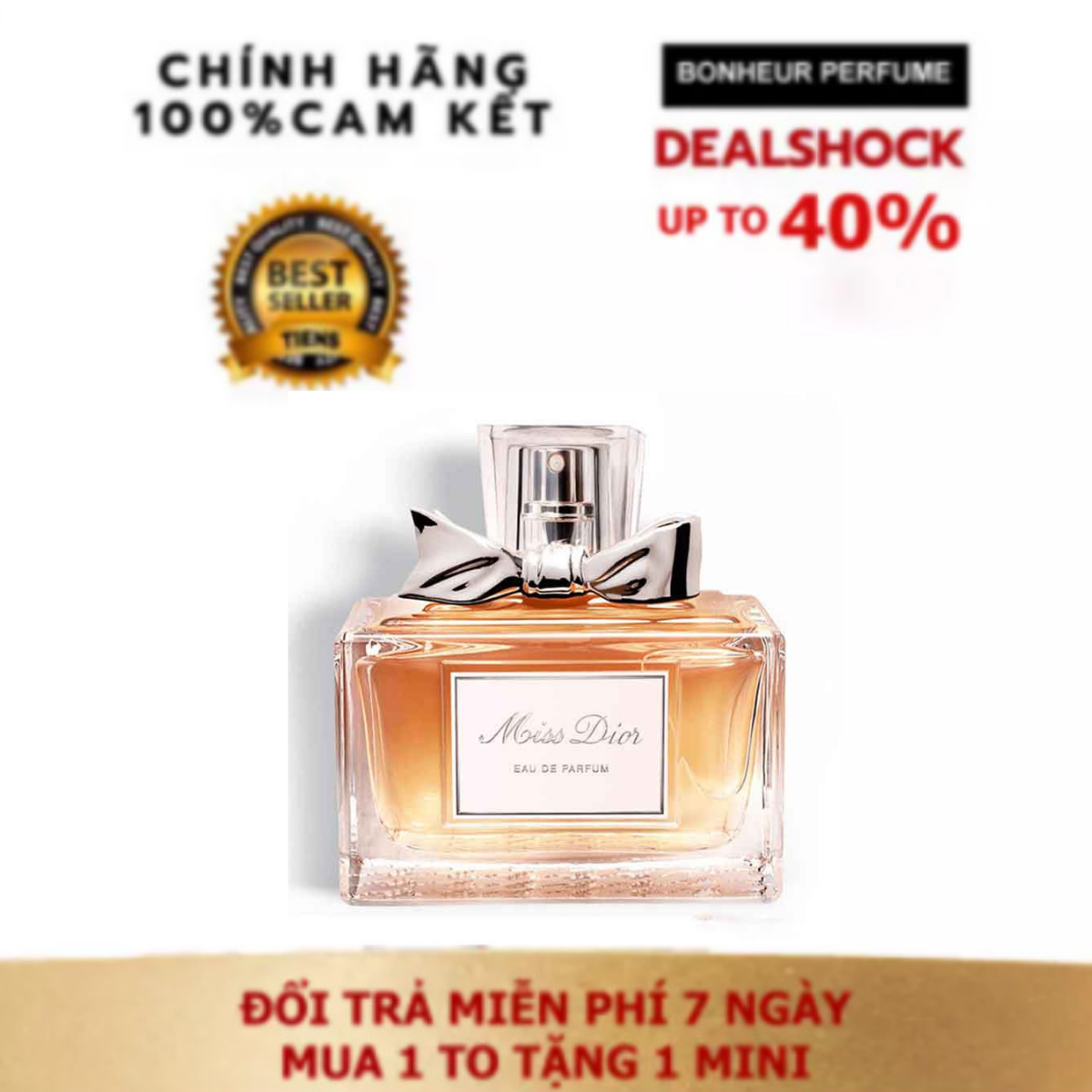 Nước hoa dior, nước hoa miss dior edp vàng 100ml - nước hoa chính hãng