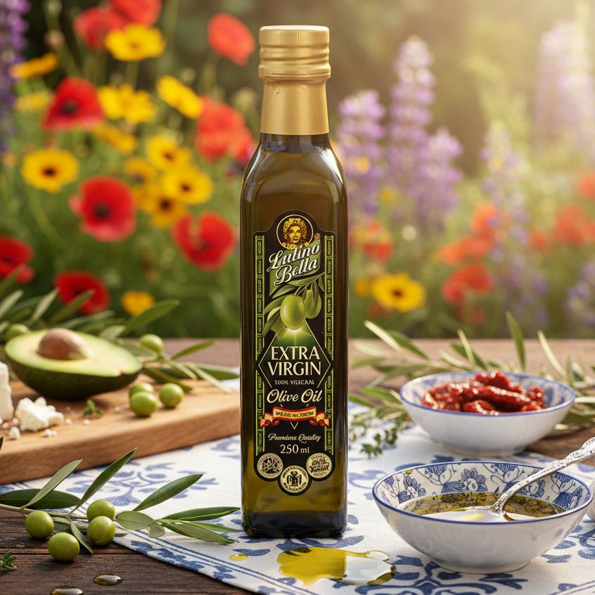 DẦU Oliu nguyên chất - OLIVE EXTRA VIRGIN LATINO BELLA - 250ml