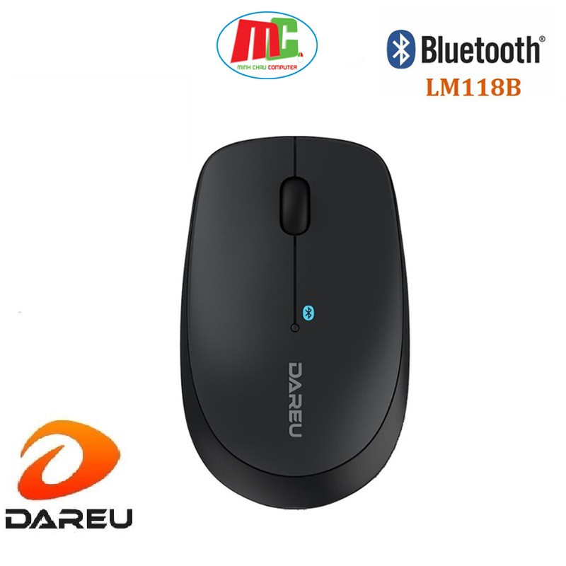 Chuột không dây bluetooth và wireless dareu lm118b - hàng