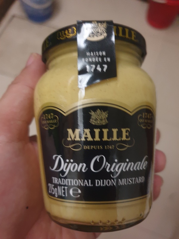 Mù tạt vàng Dijon Originale Maille lọ 215g nhập khẩu Pháp