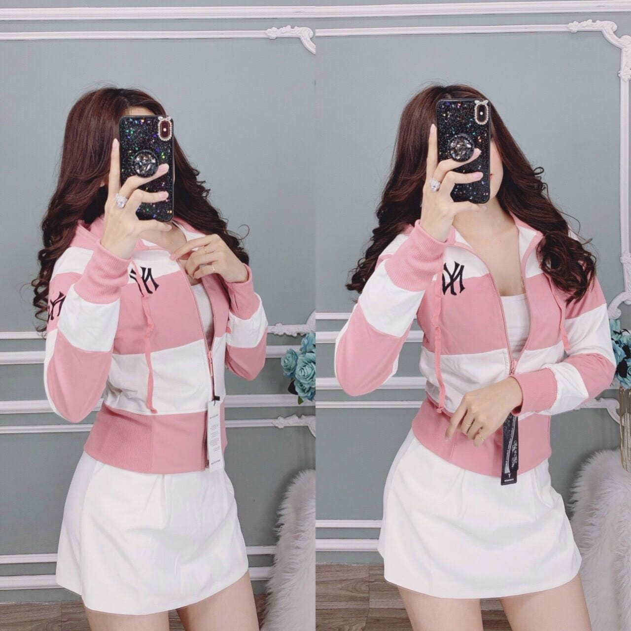 [HCM]Áo Khoác Da Cá Nữ - Freesize - SP Y Hình