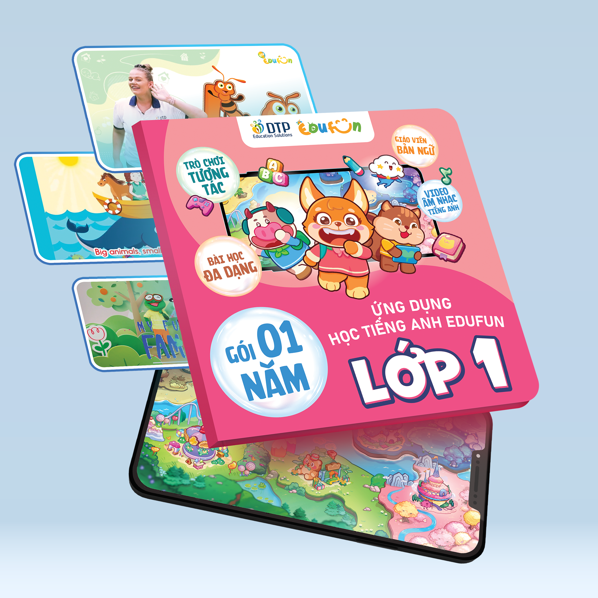 E-voucher - Edufun Premium lớp 1 - Dtpbooks