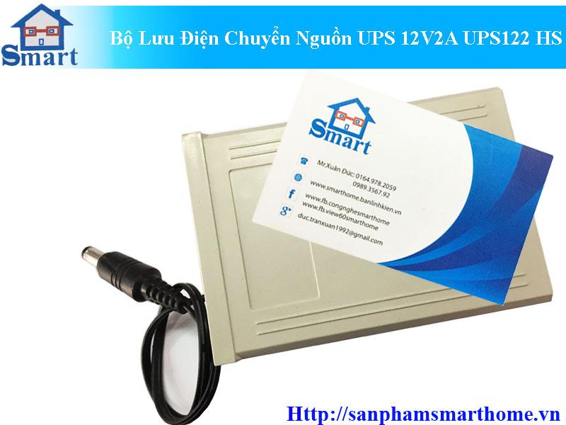 Bộ lưu điện chuyển nguồn ups 12v2a ups122