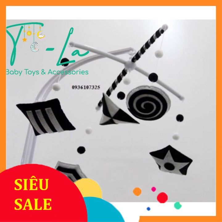[Siêu Sale] Treo nôi đen trắng handmade kích thích thị giác