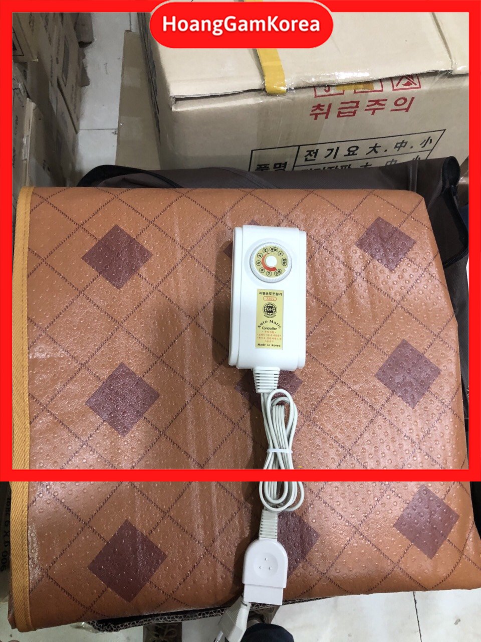 Chăn đệm điện da hàn quốc chính hãng 1m35 x 1m8 - đệm điện da cao cấp korea, tuổi thọ tới 10 năm