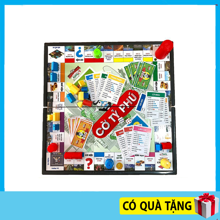 Đồ Chơi Trí Tuệ Bộ Cờ Tỷ Phú Loại Lớn Cho Bé (Hàng Việt Nam Chất Lượng Cao)