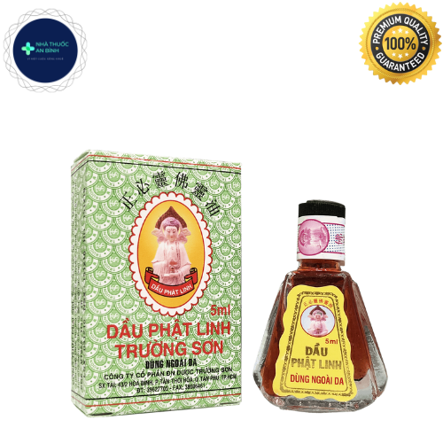 Dầu gió, dầu phật linh, dầu gió Trường Sơn 5ml và 1.5ml