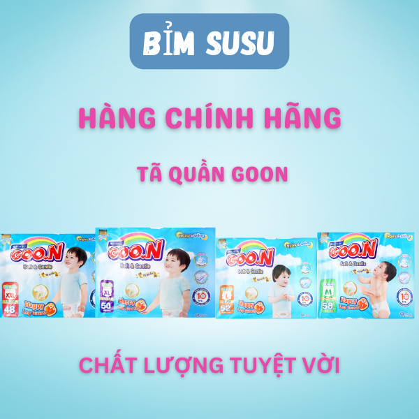 Tã quần Goon Soft and Gentle size XXL 48 / XL 50 / L 52 / M 58