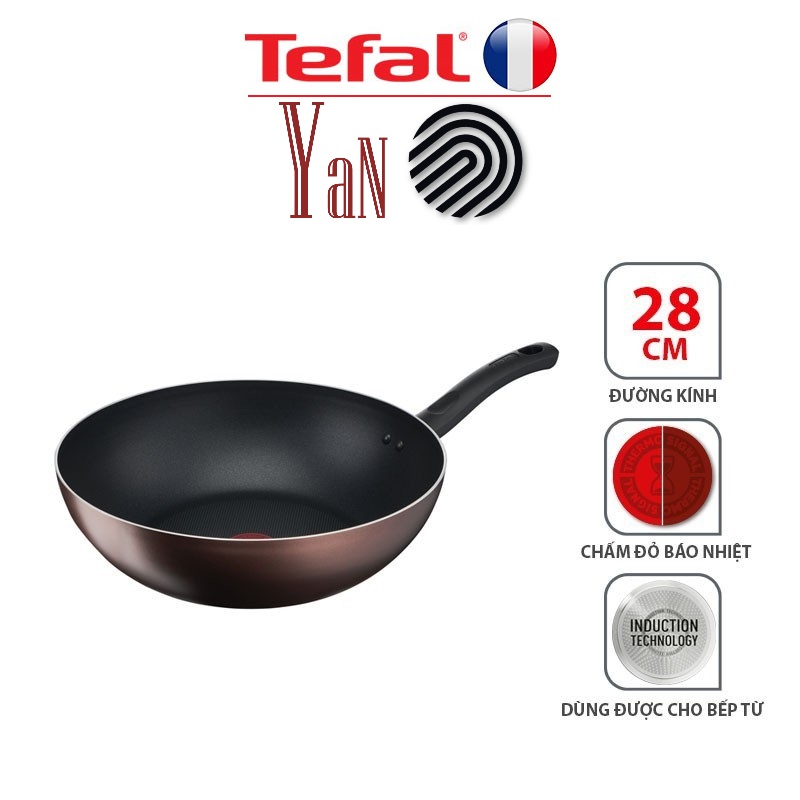 Chảo xào chống dính đáy từ cao cấp Tefal Day By Day 28cm G1431905 - Hàng chính hãng