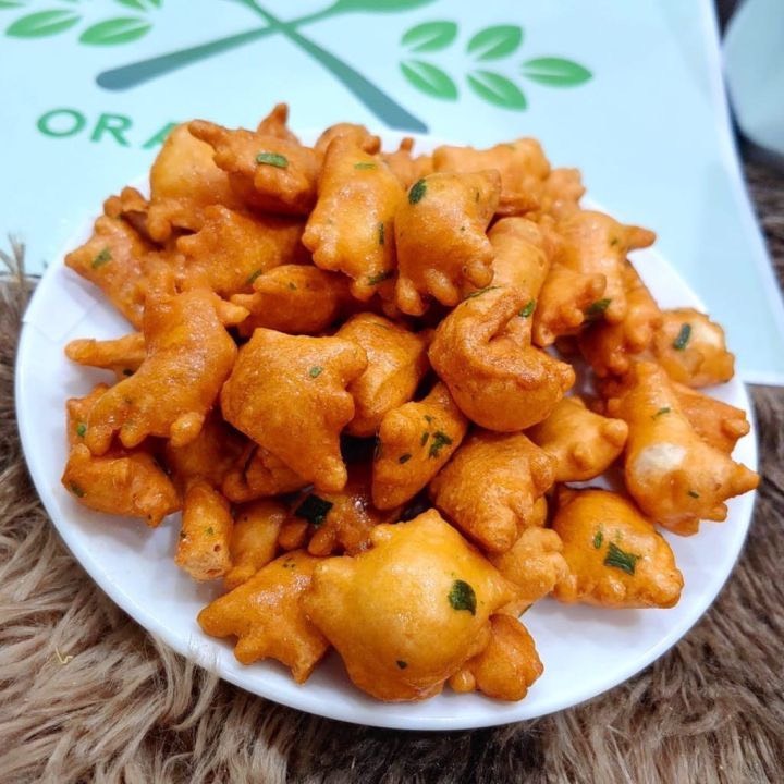 1kg bánh quẩy cua vị mắm hành, quẩy giòn giòn chiên mắm