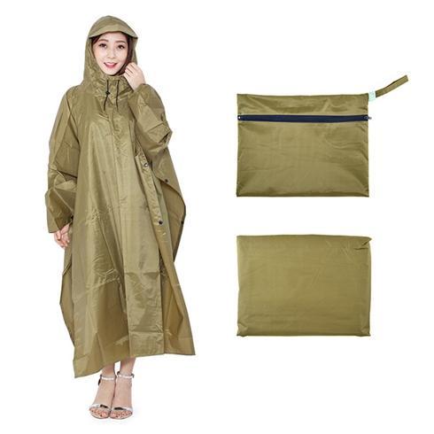 Áo Mưa Vải Dù Xẻ Tà Cánh Dơi 1m4 Hàng Cao Cấp ( Nhiều Màu )