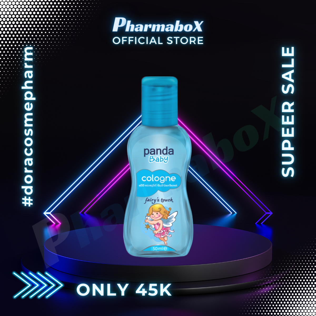 [Freeship Max - Quà tặng đơn từ 135k] Nước hoa cho bé Panda Baby Cologne Fairy’s Touch 50-100ml