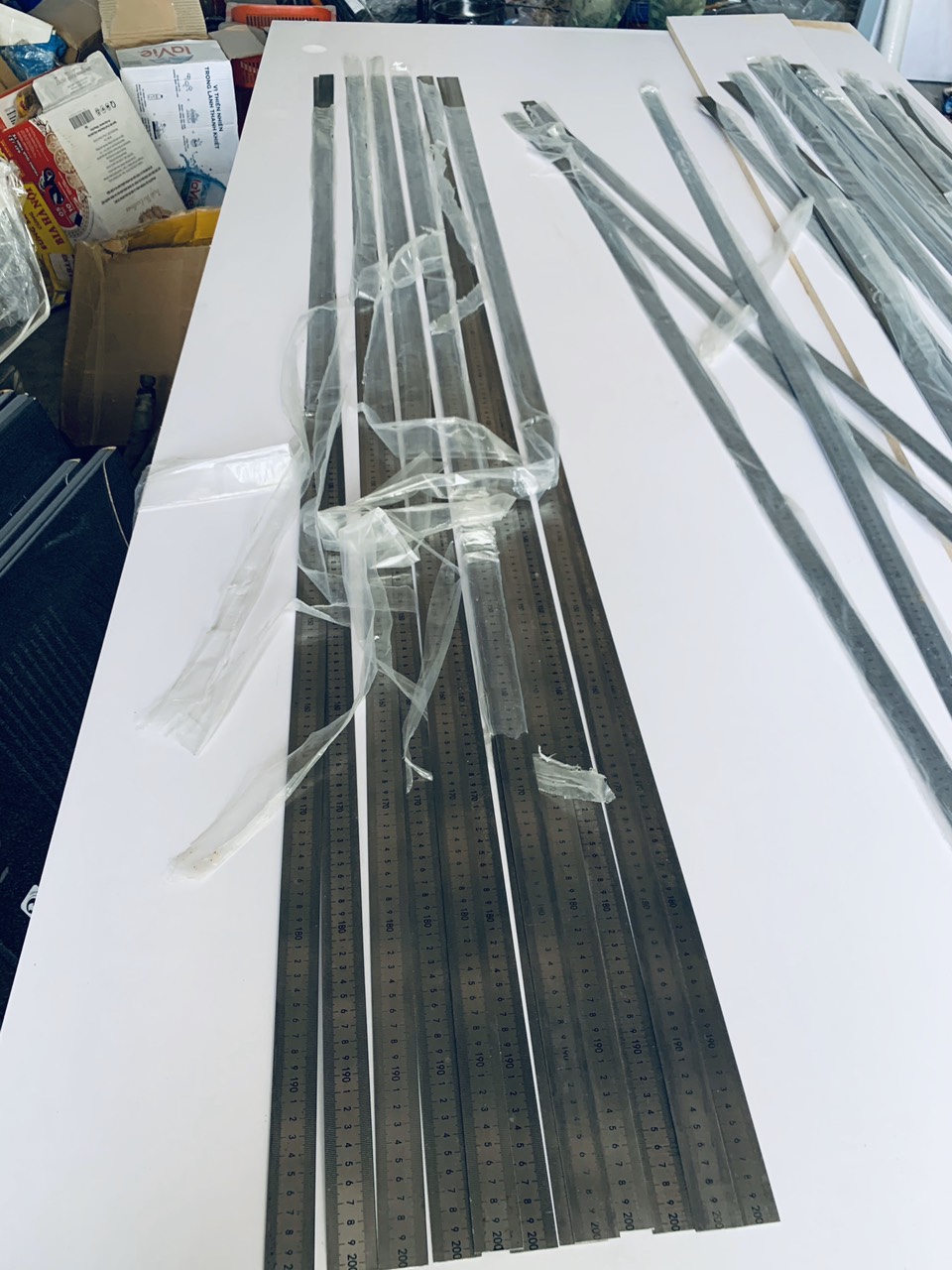 Thước Inox máy cắt nhôm loại 2m 3m, 4m - ALUTECHMACHINE