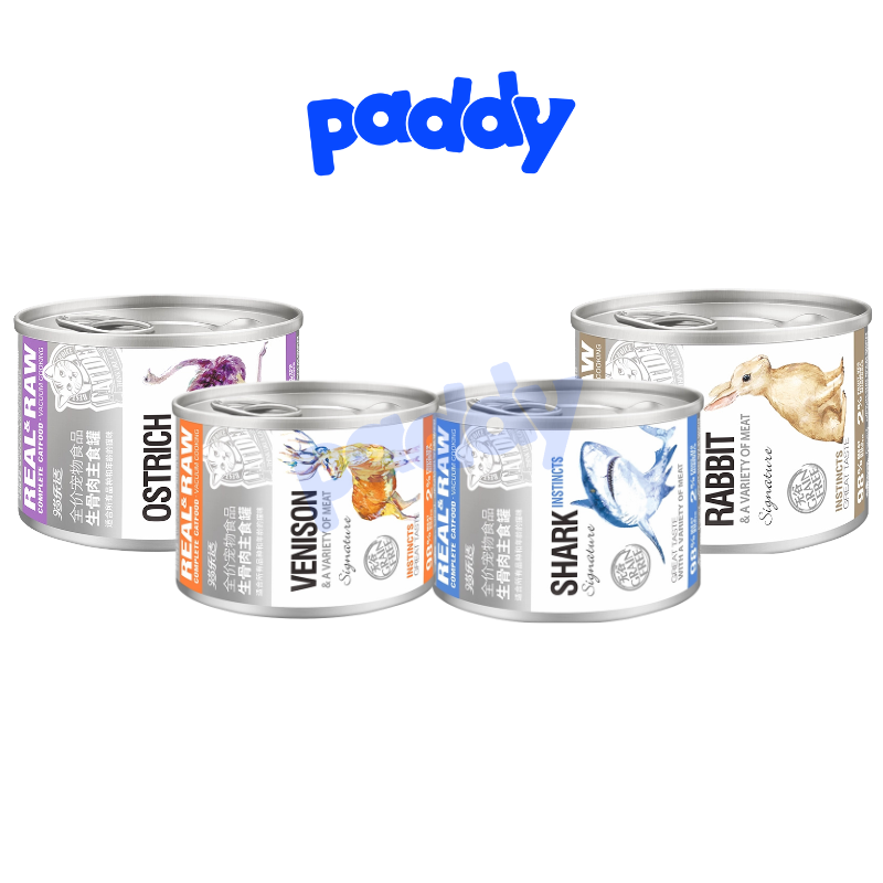 Pate Cho Mèo Real & Raw Catidea Lon 170g