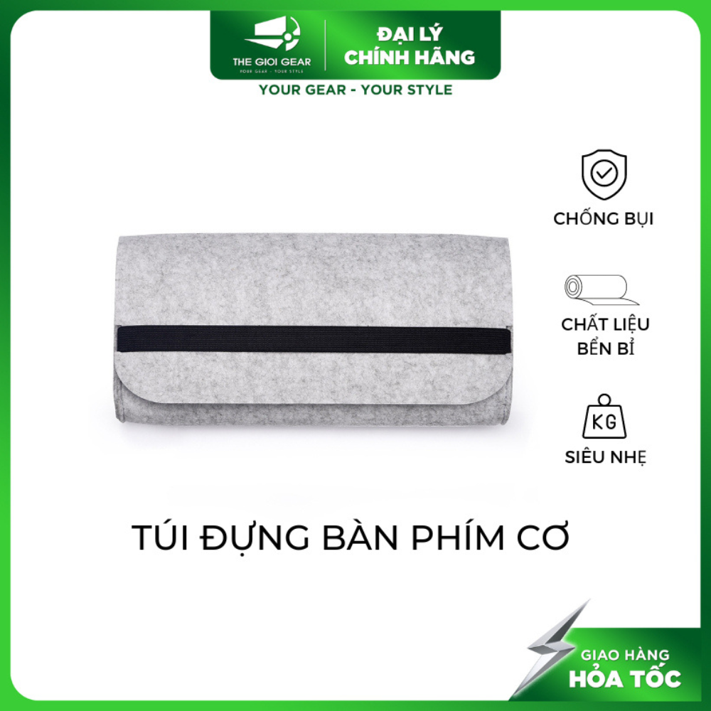 Túi đựng bàn phím cơ nhỏ gọn chống bụi dành cho size mini - TKL - Fullsize - Hàng chính hãng