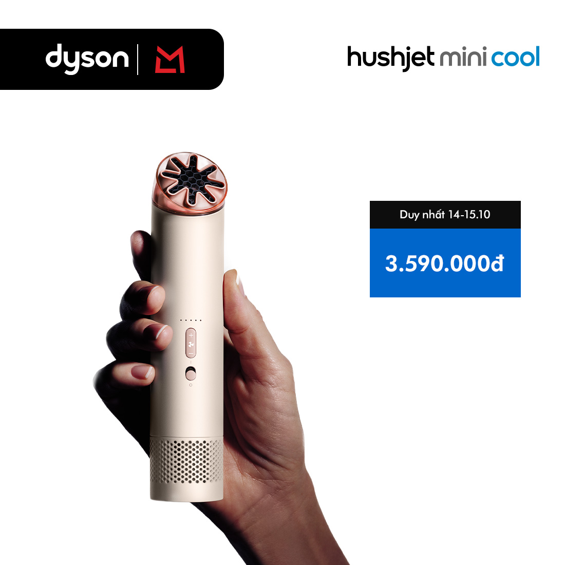 [NEW] Quạt cầm tay Dyson HushJet Mini Cool (Có 2 Màu)