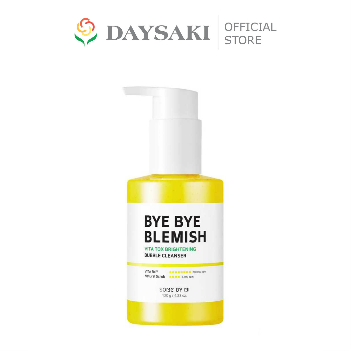 Some By Mi Sữa Rửa Mặt Bye Bye Blemish Vita Tox Brightening Bubble Cleanser 120g