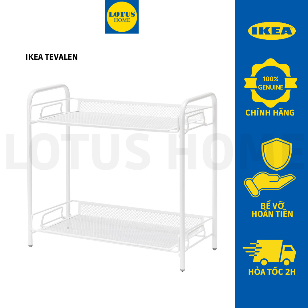 IKEA kệ 2 tầng phong cách tối giản TEVALEN IKEA