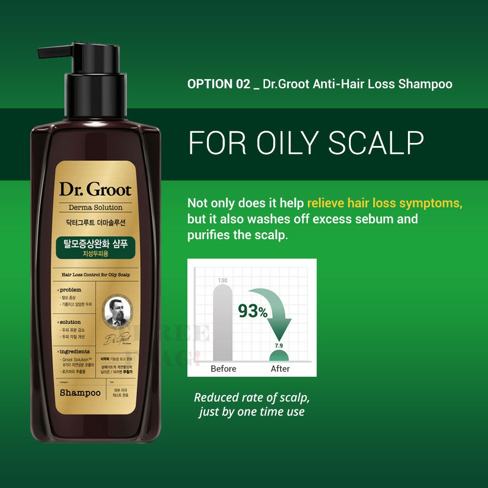 Bộ gội xả giảm dầu giảm rụng tóc DR.GROOT HAIR LOSS CONTROL - SẢN PHẨM CHẤT LƯỢNG CAO, ĐƯỢC YÊU THÍCH SĂN ĐÓN TRÊN THỊ TRƯỜNG HIỆN NAY, HÀNG ĐẢM BẢO DÙNG SIÊU THÍCH MỜI KHÁCH YÊU TRẢI NGHIỆM