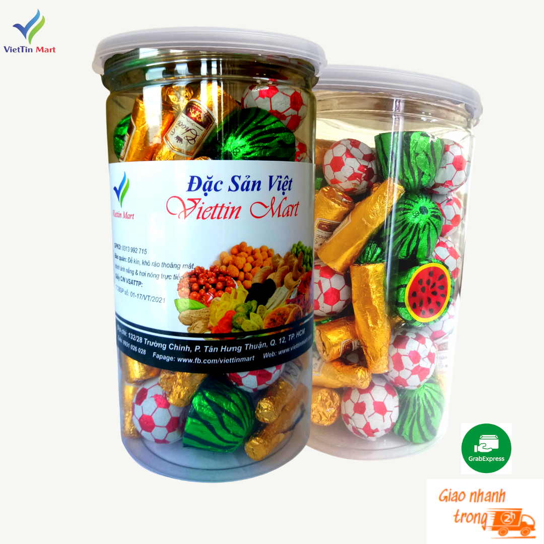 Combo 500gr kẹo socola mix vị viettinmart