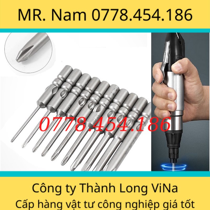 Mũi vặn vít 800 (đầu 4 cạnh PH00) dùng cho máy vặn vít tháo điện thoại Samsung, OPPO, Xiaomi,.....