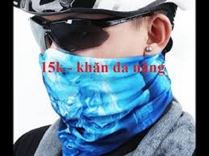Bộ 2 khẩu trang đa năng đi phượt