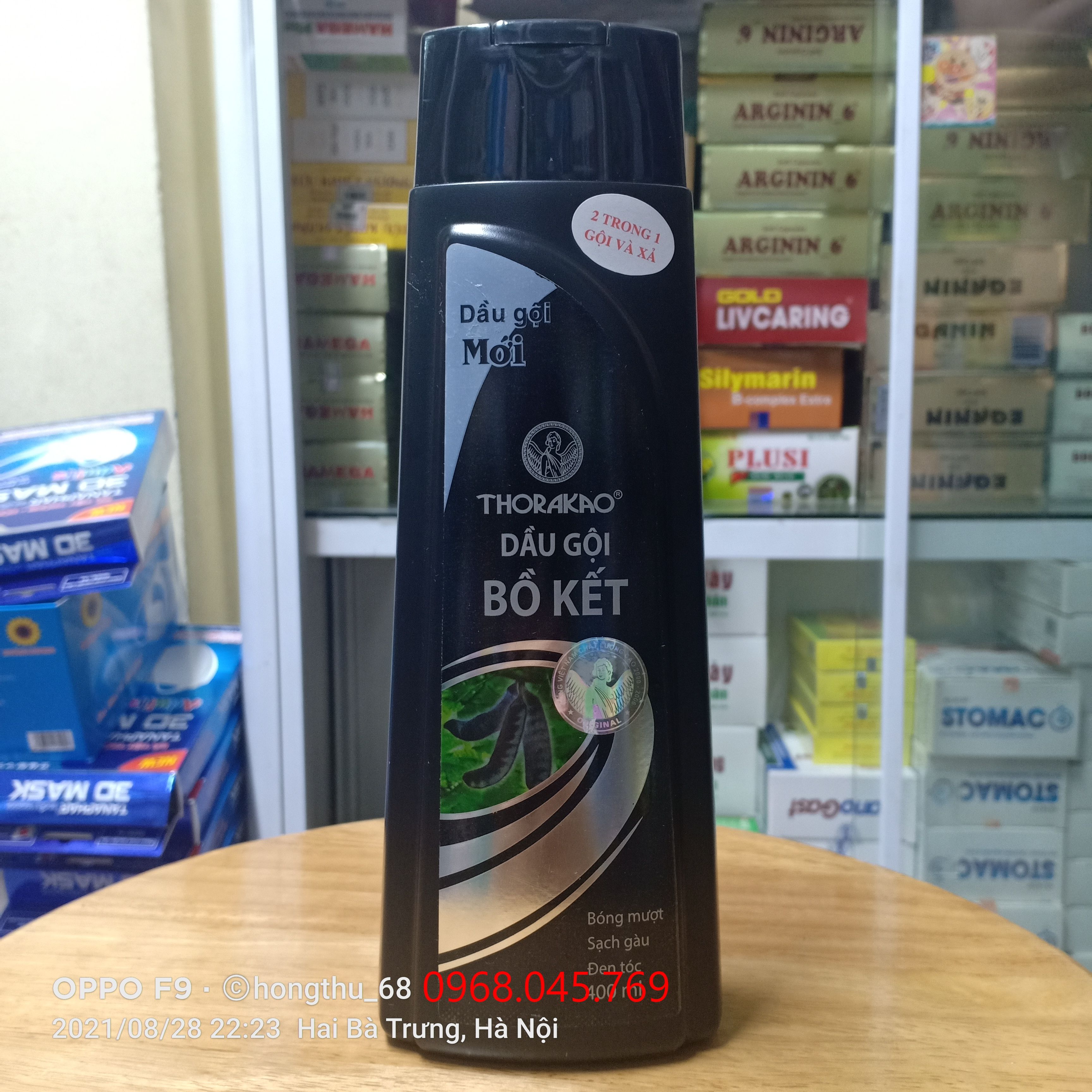Dầu gội thorakao bồ kết - chai 400ml