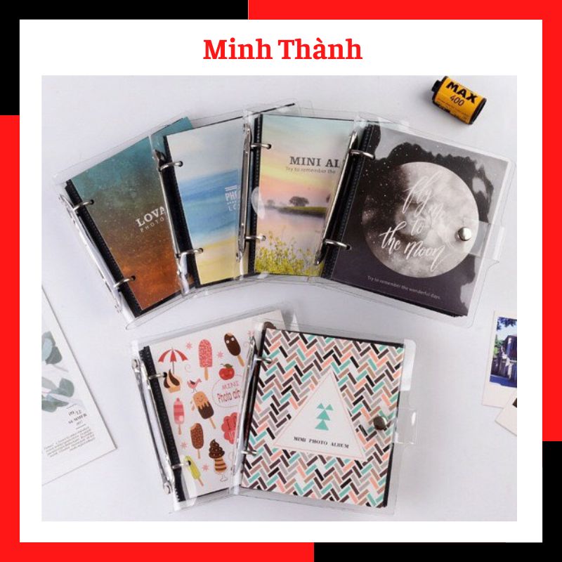 Album đựng ảnh 6x9, 7x10, 9x13, 10x15 bìa hiện đại tại Tiệm ảnh Minh Thành
