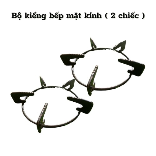 Bộ kiềng bếp mặt kính