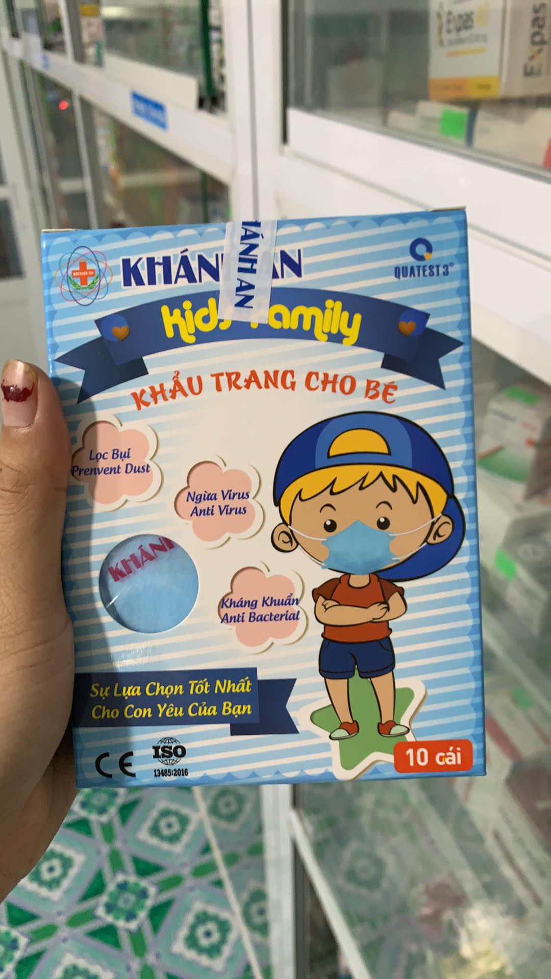 Khẩu trang trẻ em Khánh An