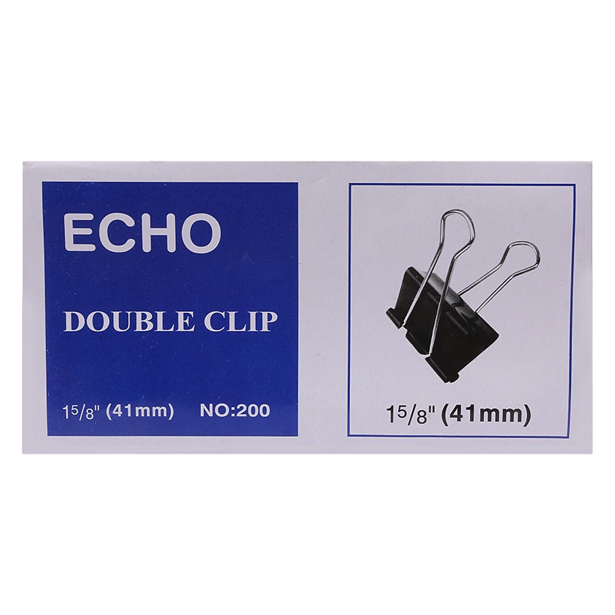 Hộp kẹp bướm echo double clip 41mm