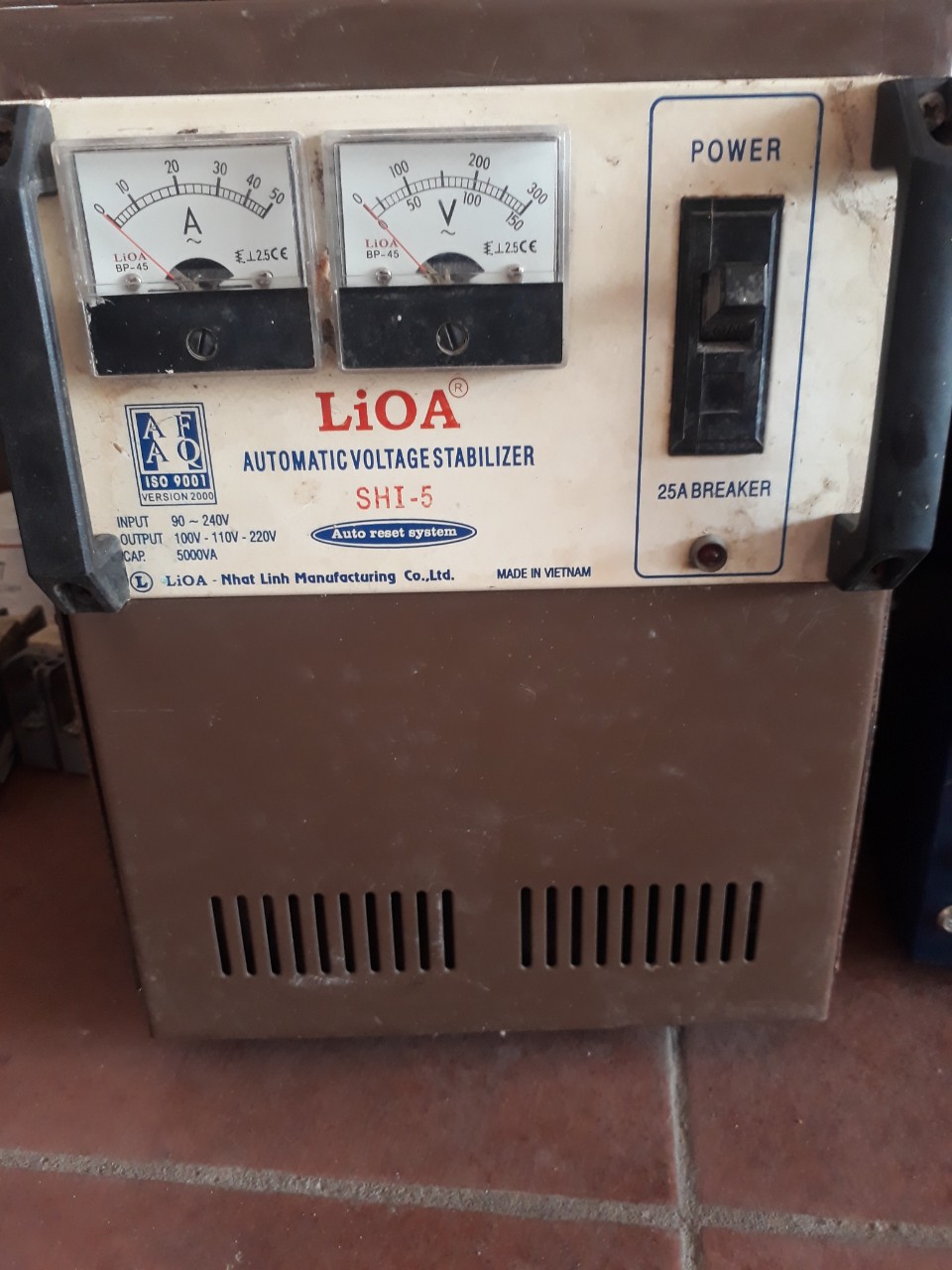ổn áp li oa 5kw giải 90-250v hàng tồn kho, 100% dây đồng.