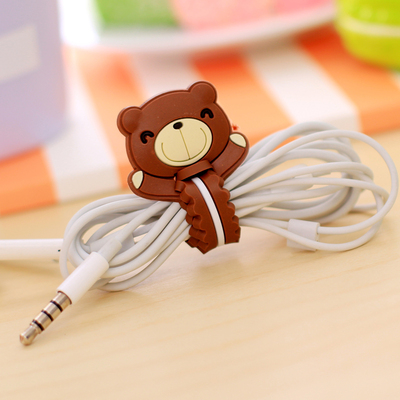 Dây Quấn Thu Gọn Cáp Sạc, Tai Nghe Hình Thú Cute Đáng Yêu Dễ Thương (Màu Ngẫu Nhiên)