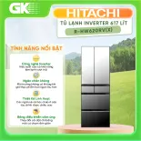 Tủ lạnh Hitachi Inverter 617 lít R-HW620RV(X) -  [Trả Góp] - Hệ thống làm lạnh: Làm lạnh tái tạo băng Frost Recycling, Điều khiển van đa năng - GIAO HÀNG TOÀN QUỐC