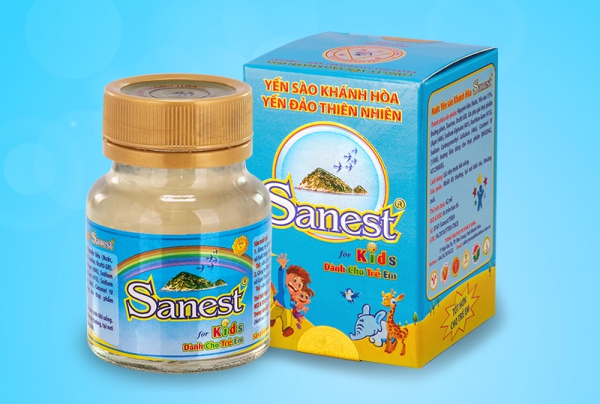 Nước yến sào khánh hòa sanest trẻ em lọ 62ml