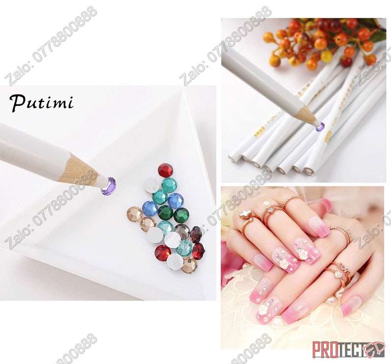 Combo 5 Bút đính đá gắn móng tay, nail, tranh đá